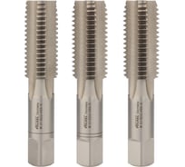 Метчик VOLKEL М33 шаг 3.5мм комплект из 3-х шт. DIN352 HSS-G V27380