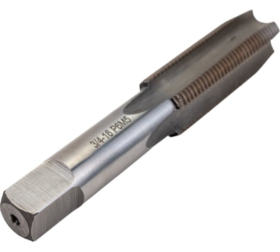 Метчик TORNERI 3/4" 16Н 55 гр. резьба Витворта из 2-х штук Р6М5 035403