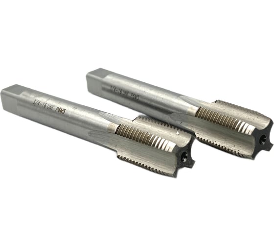 Метчик TORNERI UNF 3/4" 16 нитей Р6М5 комплект из 2-х штук 035394