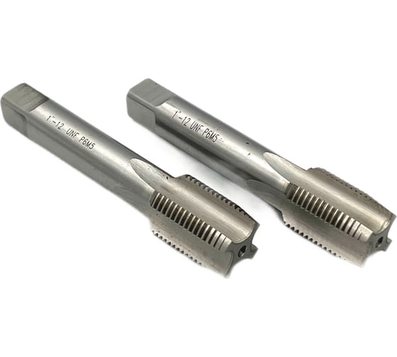Метчик TORNERI UNF 1" 12 нитей Р6М5 комплект из 2-х штук 035396