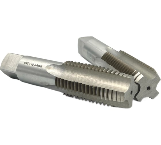 Метчик TORNERI UNC 1 1/2" 6 нитей Р6М5 комплект из 2-х штук 035380