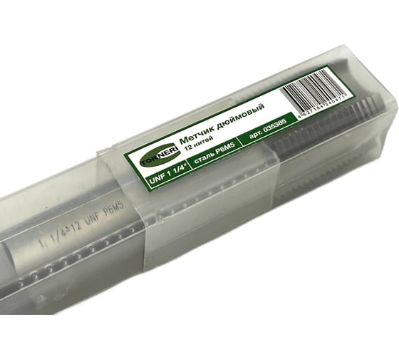 Метчик TORNERI UNF 1 1/4" 12 нитей Р6М5 035385