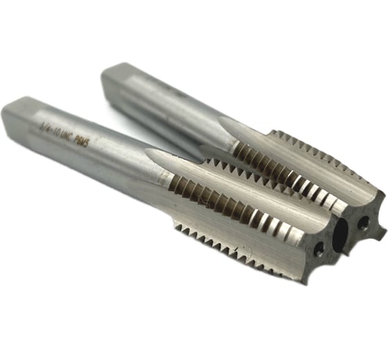 Метчик TORNERI UNC 3/4" 10 нитей Р6М5 комплект из 2-х штук 035375