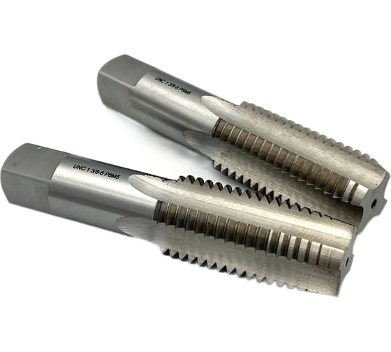 Метчик TORNERI UNC 1 3/8" 6 нитей Р6М5 комплект из 2-х штук 035379 1