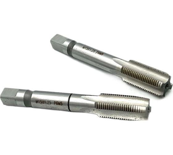 Метчик TORNERI М15х1.25 комплект из 2-х штук Р6М5 035267