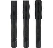 Метчик с направляющей цапфой VOLKEL М12 шаг 1.75мм комплект из 3-х шт. DIN352 HSSE-VAP V57750