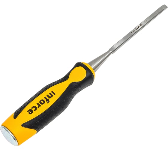 Плоская стамеска Inforce 1/4", 6 мм 06-15-09