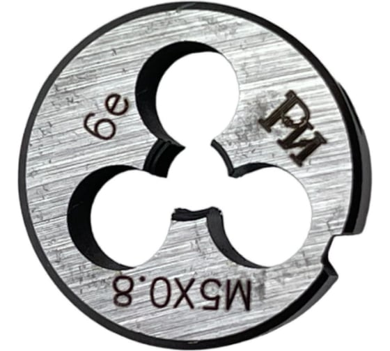 Плашка с кобальтом РОСИНСТРУМЕНТ М5.0x0.8 ГОСТ 9740-71 P6M5K5 6е 76458