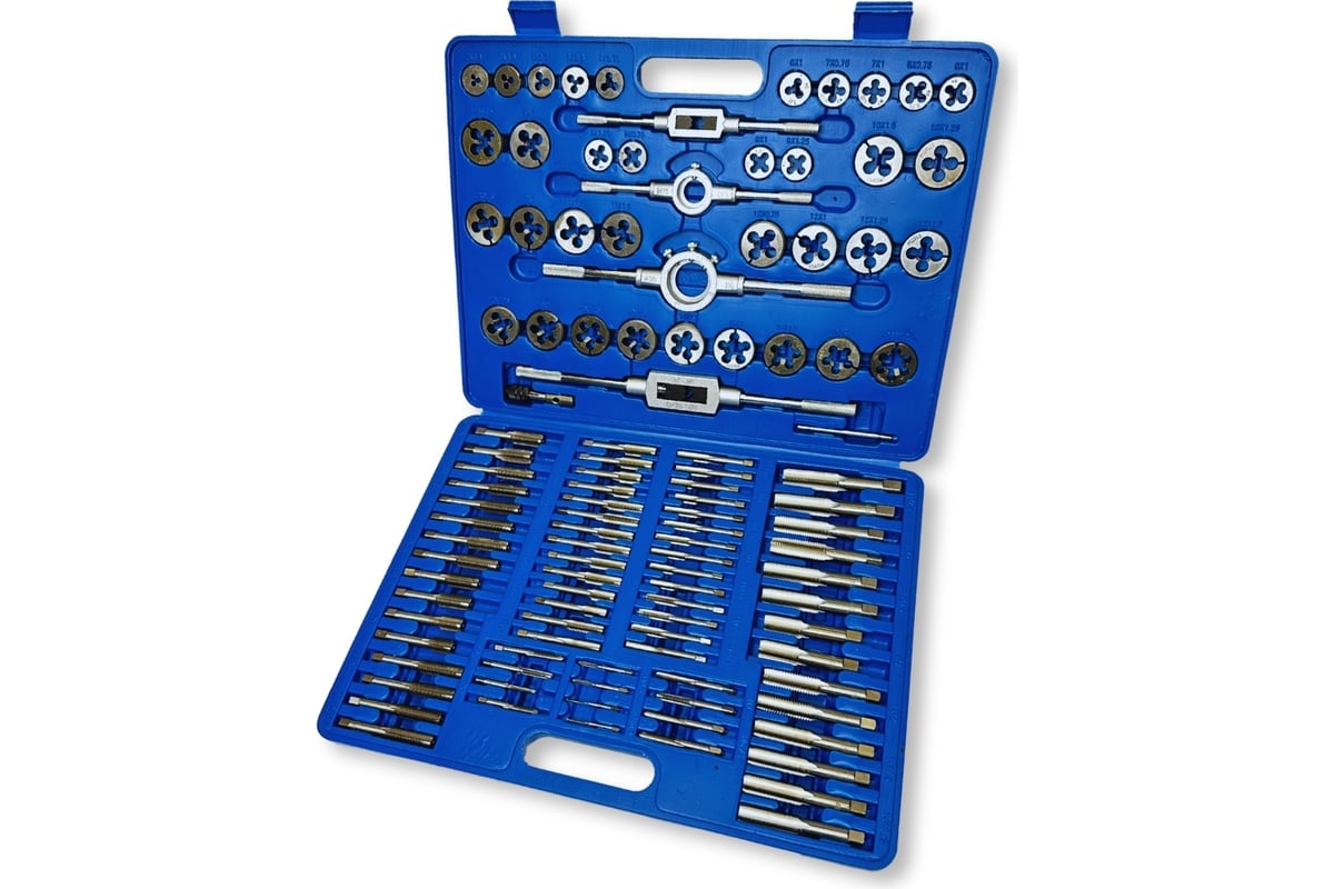 Набор метчиков и плашек метрический Станкоимпорт 110 предметов ST4145 ...