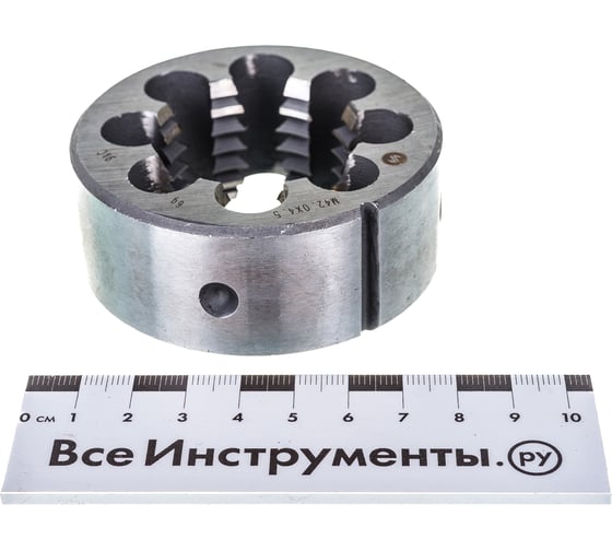 Плашка ИНСТУЛС М. 42.0х4.5х75х30 9SiCr 6g DIN223 00001178319