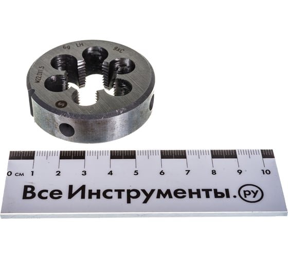 Плашка ИНСТУЛС М. 22.0х1.5х55х16 9SiCr 6g DIN223 левая 00001178373
