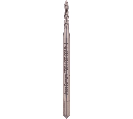 Метчик машинный спиральный VOLKEL М1.4 шаг 0.3мм DIN371 HSSE V37708