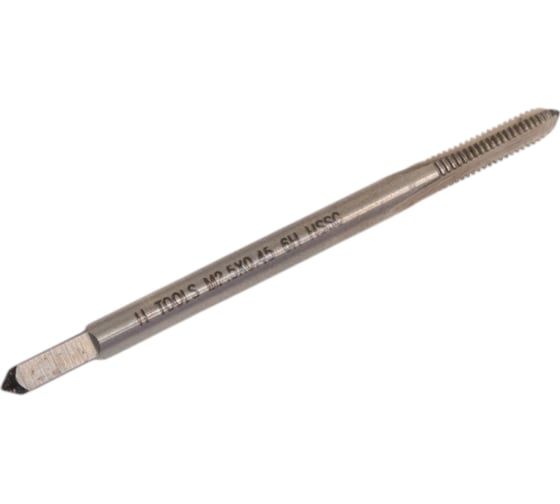 Метчик H-Tools М2.5, шаг 0.45мм, комплект из 2-х шт, DIN352 HSS-G 230025TXHT-2