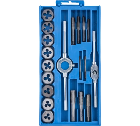 Набор метчиков и плашек 20 предметов AV Steel AV-921130