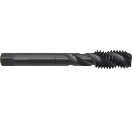 Машинно-ручной метчик WOLFSTAR M8,0х1,25 HSS-EX BLACK OXIDE, с винтовой канавкой, tn20812