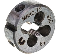 Метрическая плашка WOLFSTAR М8,0х0,75 9ХС Гост 9740 dr08075