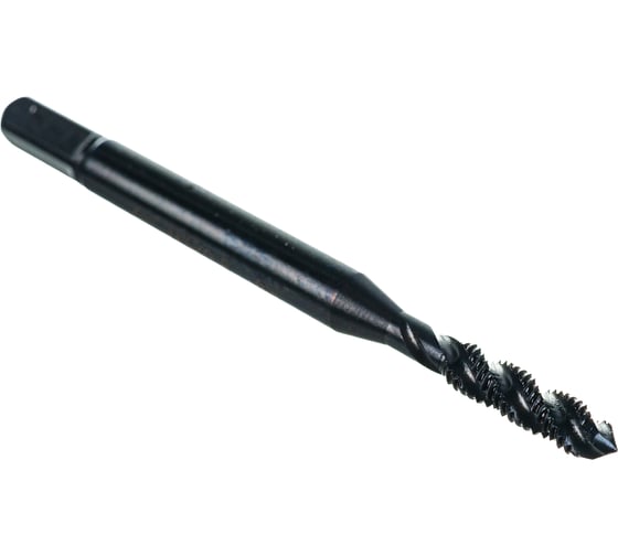 Машинно-ручной метчик WOLFSTAR M3,0х0,5 HSS-EX BLACK OXIDE, с винтовой канавкой, tn20305