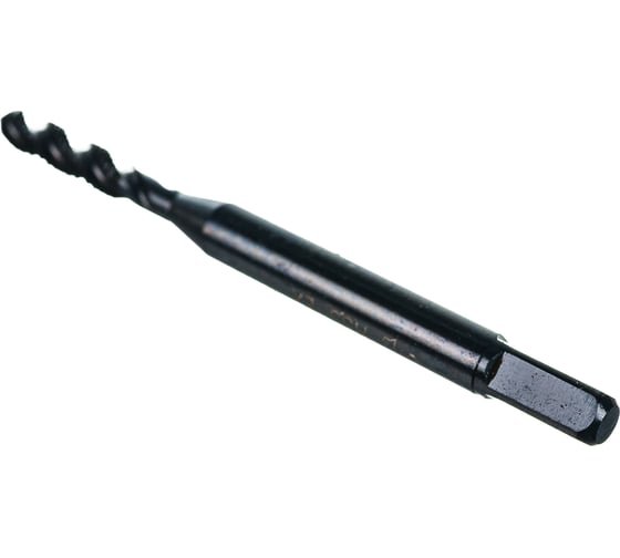Машинно-ручной метчик WOLFSTAR M3,0х0,5 HSS-EX BLACK OXIDE, с винтовой канавкой, tn20305