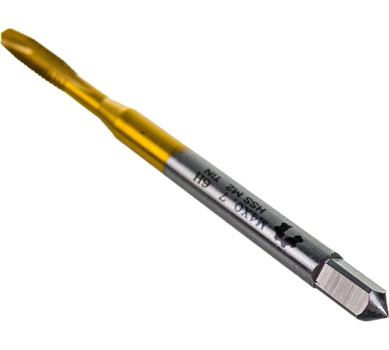 Машинно-ручной метчик WOLFSTAR M4,0х0,7 HSS-E TiN, бесстружечный, tf00407