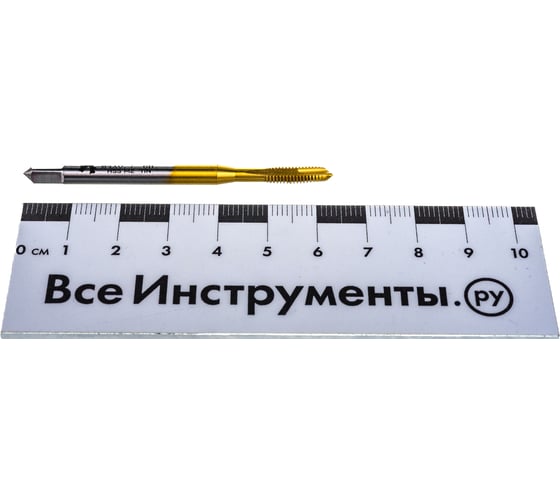 Машинно-ручной метчик WOLFSTAR M4,0х0,7 HSS-E TiN, бесстружечный, tf00407