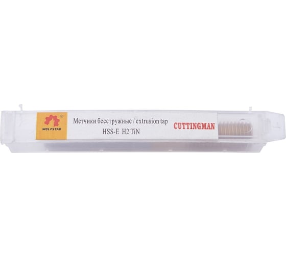 Машинно-ручной метчик WOLFSTAR M12х1,75 HSS-E TiN, бесстружечный, tf01217