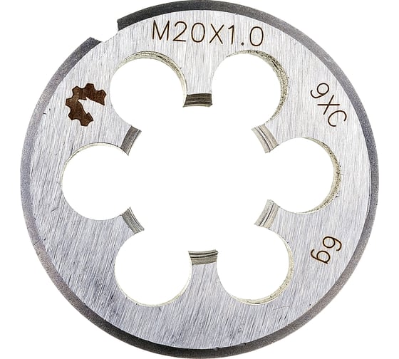 Метрическая плашка WOLFSTAR М20х1,0 9ХС Гост 9740 dr20100 1