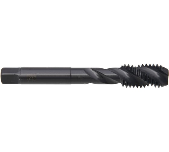 Машинно-ручной метчик WOLFSTAR M4,0х0,7 HSS-EX BLACK OXIDE, с винтовой канавкой, tn20407 1