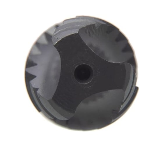 Машинно-ручной метчик WOLFSTAR M4,0х0,7 HSS-EX BLACK OXIDE, с винтовой канавкой, tn20407