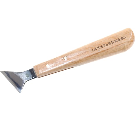 Нож ТАТЬЯНКА 08 топорик малый 33мм для резьбы по мягкому дереву 04945