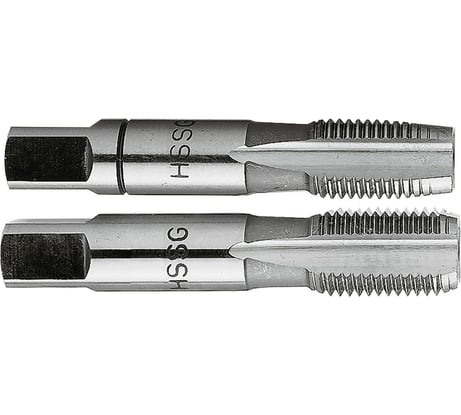 Ручные метчики PROJAHN G (BSP) 3/4-14, HSS, DIN 5157, 6H, комплект из 2 штук 93604