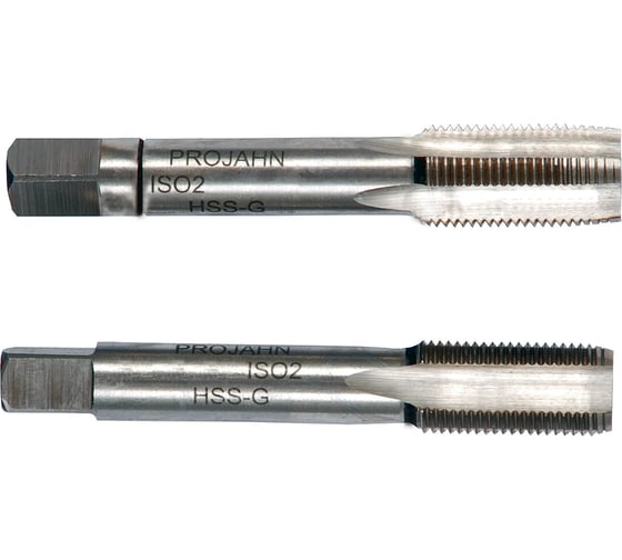 Ручные метчики PROJAHN M6x0,75, HSS, DIN 352, 6H, комплект из 2 штук 93506075