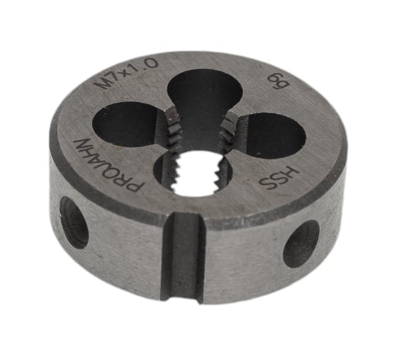 Плашка PROJAHN M7x1, HSS-G, DIN EN 22568, 6g, 25x9 мм 98070