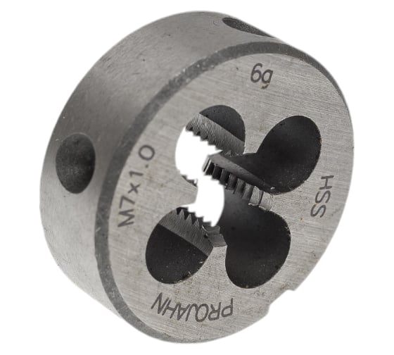 Плашка PROJAHN M7x1, HSS-G, DIN EN 22568, 6g, 25x9 мм 98070