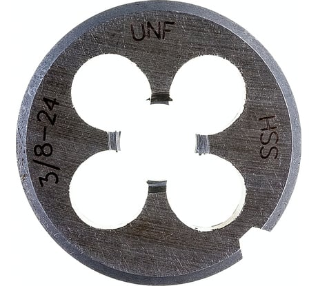 Плашка PROJAHN UNF 3/8-24, HSS-G, DIN EN 22568, 2A, 30x11 98903