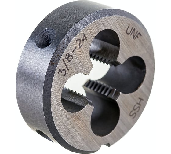 Плашка PROJAHN UNF 3/8-24, HSS-G, DIN EN 22568, 2A, 30x11 98903