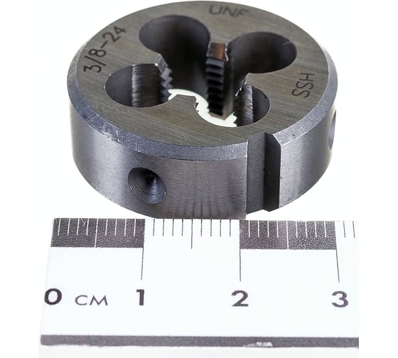 Плашка PROJAHN UNF 3/8-24, HSS-G, DIN EN 22568, 2A, 30x11 98903