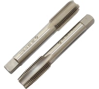 Метчик CNIC 11/16" BSF 55гр 9ХС дюймовый, ручной, к-т из 2-х шт. 14 ниток/дюйм 45947