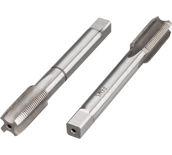 Метчик CNIC 1/4" BSF 55гр 9ХС дюймовый, ручной, к-т из 2-х шт. 26 ниток/дюйм 45922