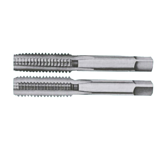 Метчик CNIC 3/8" BSW 55гр 9ХС дюймовый, ручной, к-т из 2-х шт. 16 ниток/дюйм 45928