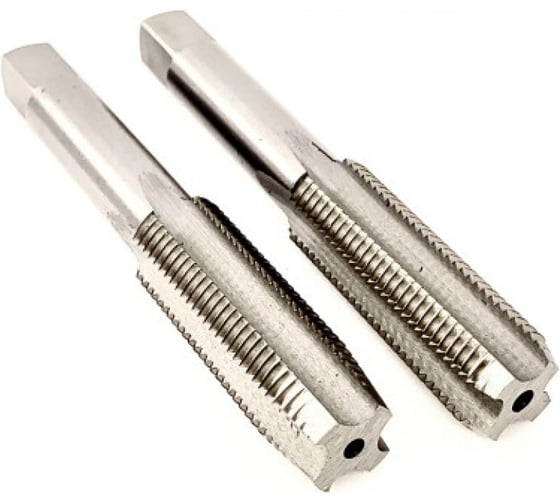 Метчик CNIC 3/8" BSW 55гр 9ХС дюймовый, ручной, к-т из 2-х шт. 16 ниток/дюйм 45928