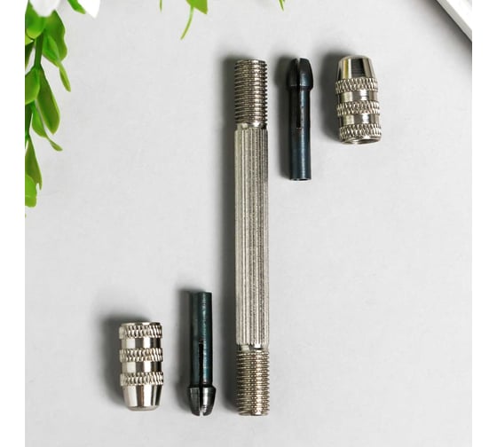 Мини-дрель ручная с двумя цанговыми патронами Micron RMD-01 420397