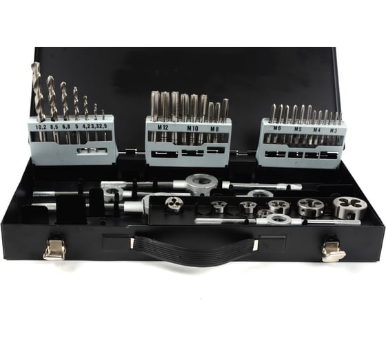 Набор метчиков и плашек Kamasa Tools 44 предмета K 11400