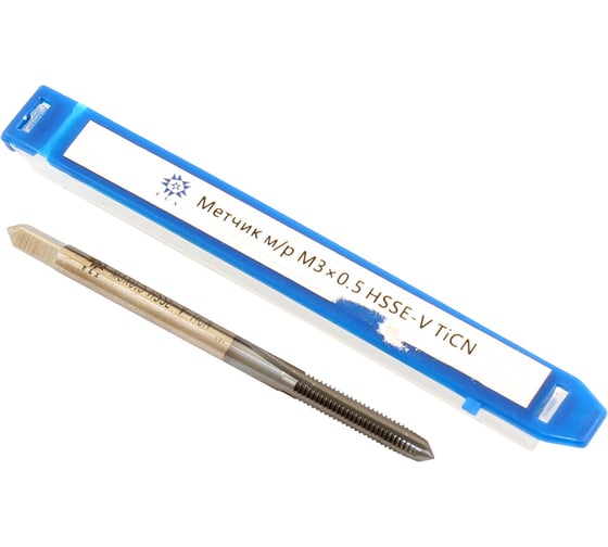 Метчик TLX М 3,0 0,5 м/р.HSSЕ-V GV3 покрытие TiCN ISO 529 74556