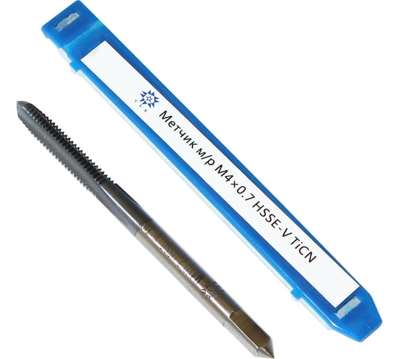 Метчик TLX М 4,0 0,7 м/р.HSSЕ-V GV3 покрытие TiCN ISO 529 74557