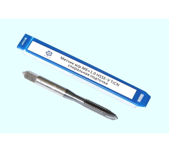 Метчик TLX М 6,0 1,0 м/р.HSSЕ-V GV3 спиральная подточка, покрытие TiСN ISO 529 74590 1