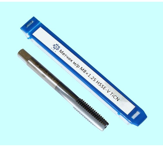 Метчик TLX М 8,0 1,25 м/р.HSSЕ-V GV3 покрытие TiCN ISO 529 74560