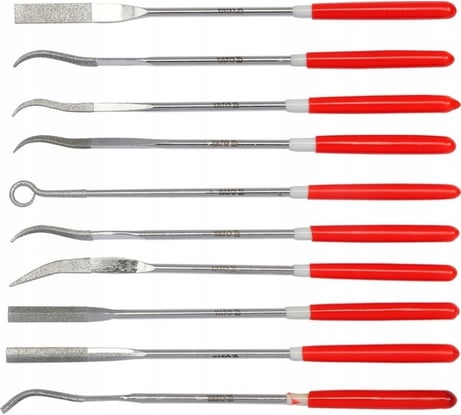 Надфили алмазные YATO в наборе 3x140x25мм 10п YT-6145 37146145 092 1