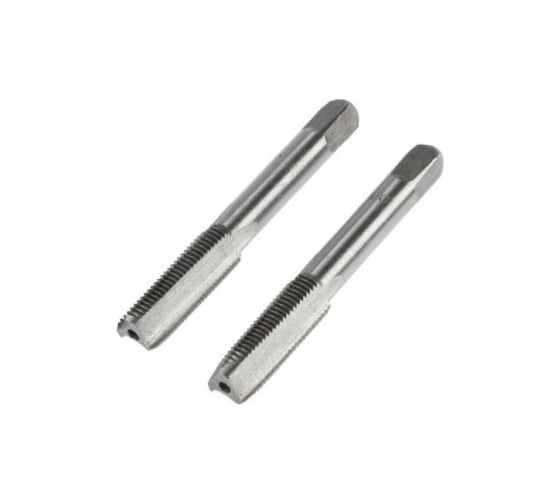 Метрические ручные метчики TUNDRA М6 х 1 мм, комплект из 2 шт. 2705905