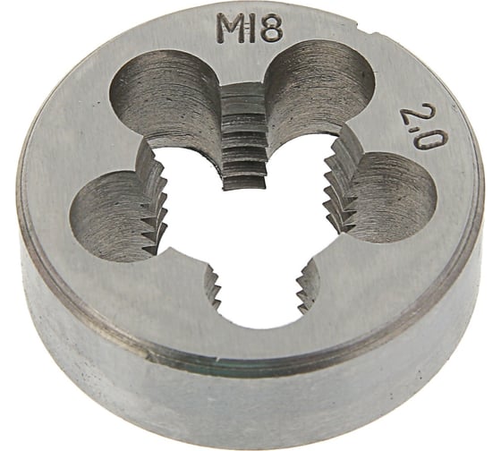 Плашка  ТУНДРА метрическая М18 х 2 мм 2705943
