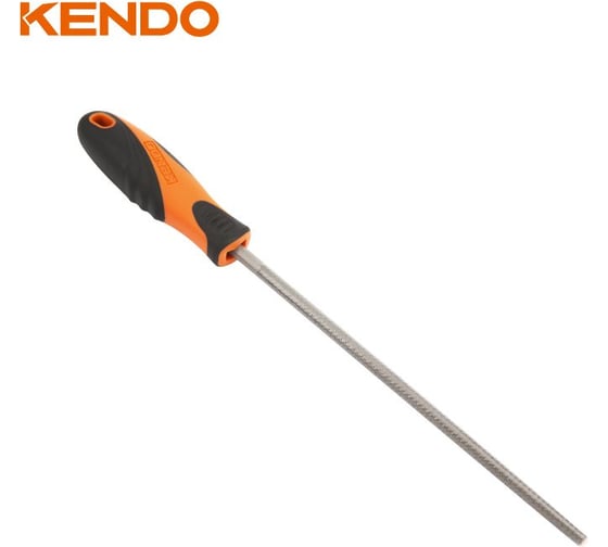 Напильник круглый KENDO 200 мм 30123